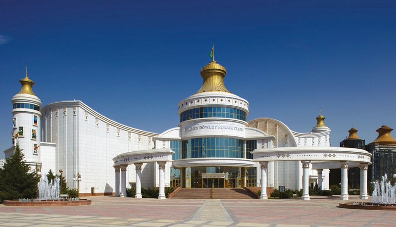 Illustration for article titled Turkmenistan's Astonishing Attempt To Build A City Of The Future